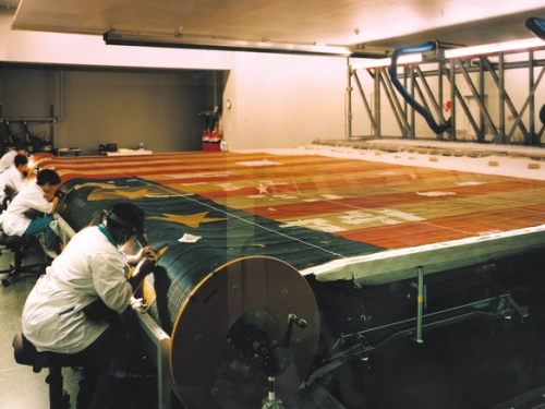 Star Spangled Banner Conservation Lab, American History Museum