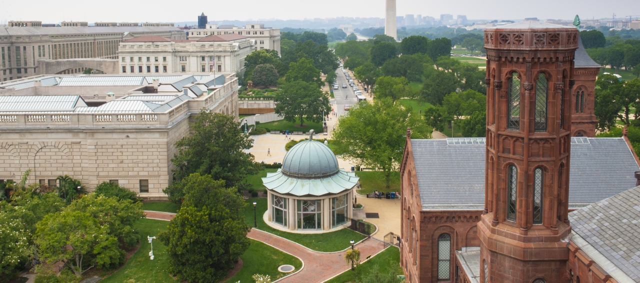 aerial view of Castle and Ripley Center