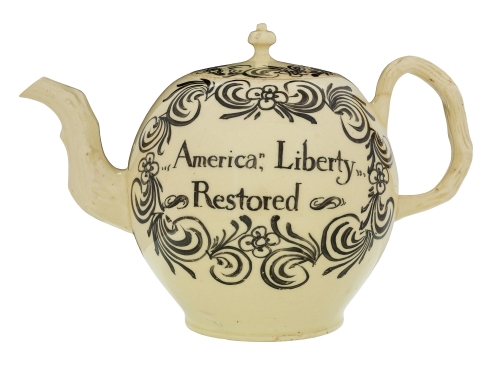 Stamp Act teapot