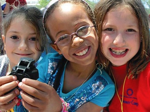 smiling young campers