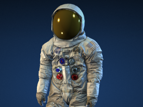 3D spacesuit scan.