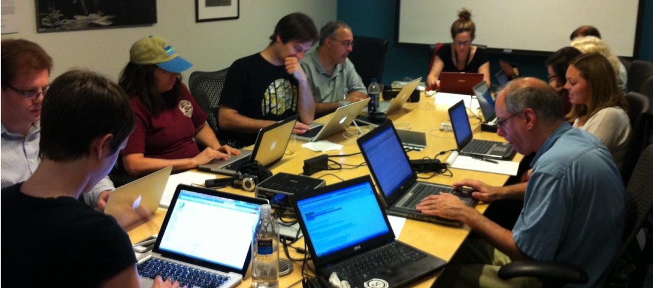 Wikipedians Hard at Work